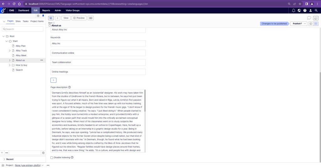 Azure AI Language – Extractive Summarisation in Optimizely&nbsp;CMS