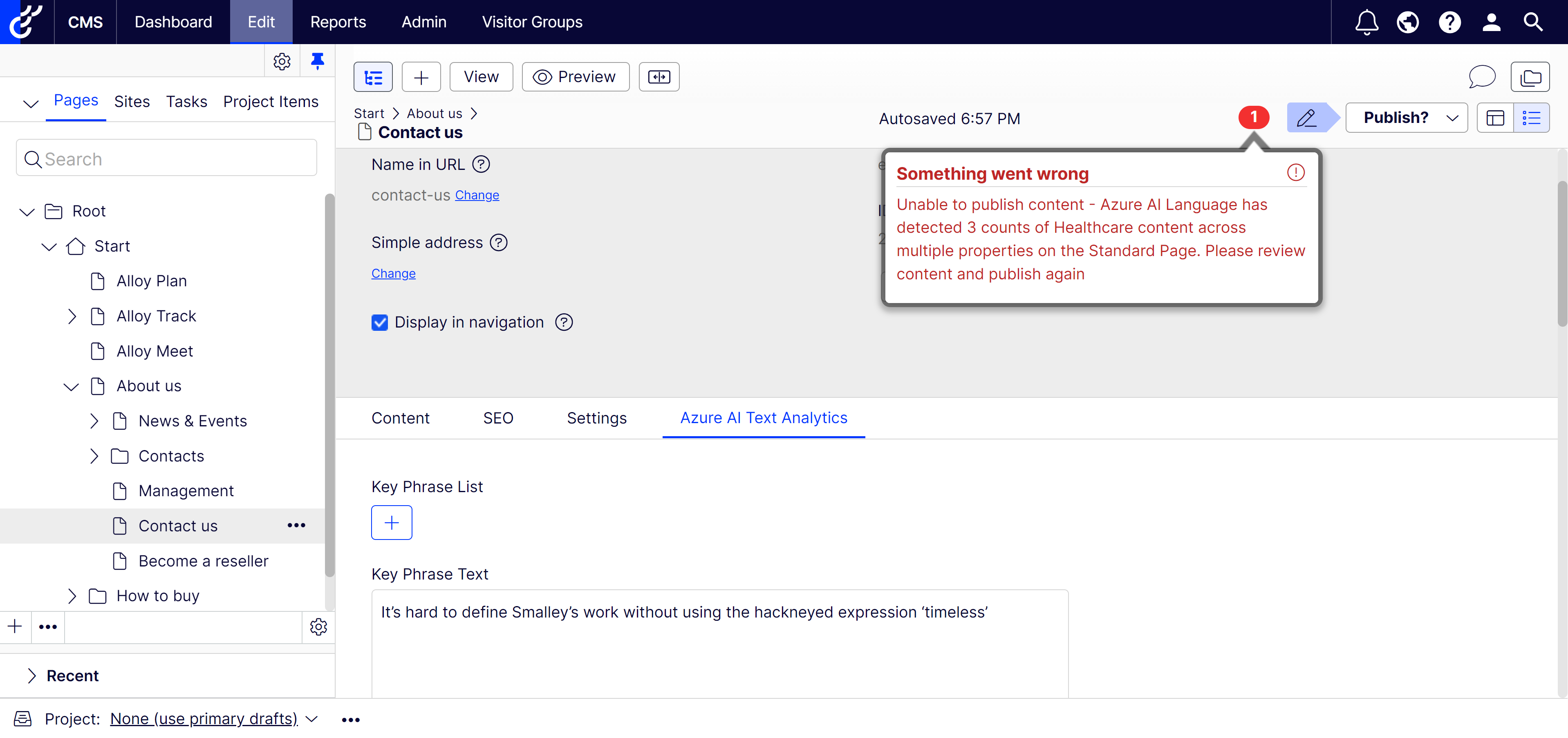 Azure AI Language – Optimizely CMS でヘルスケア コンテンツを検出する – Anil Patel のブログ ...